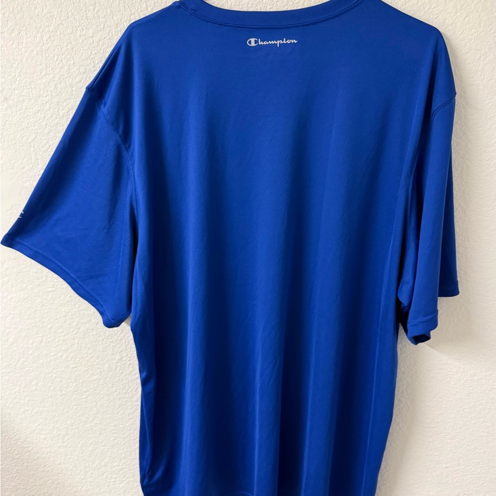 Champion Men's Royal Blue Short Sleeve Tee - Picture 2 of 7